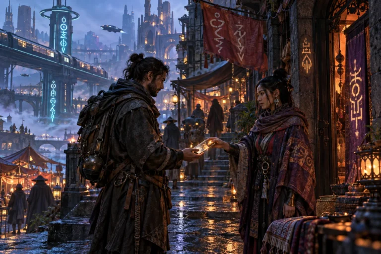 Avuneki en narrativa y worldbuilding